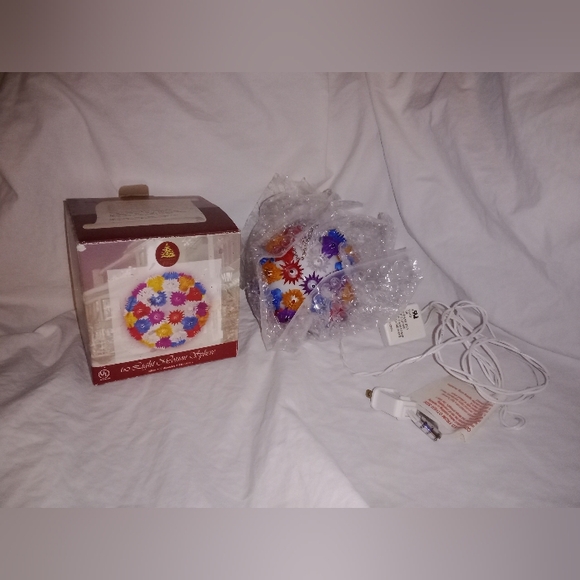 Vintage 2002 Enchanted Forest Christmas 60 Light Motion Sphere 5" 4 Functions - Picture 1 of 12